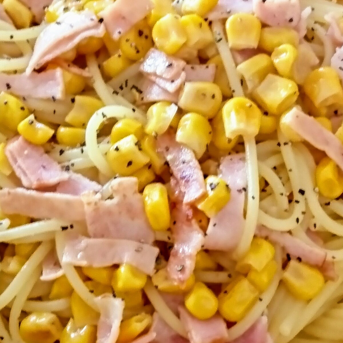 簡単 コーンとベーコンのパスタ レシピ 作り方 By おっさん5593 楽天レシピ